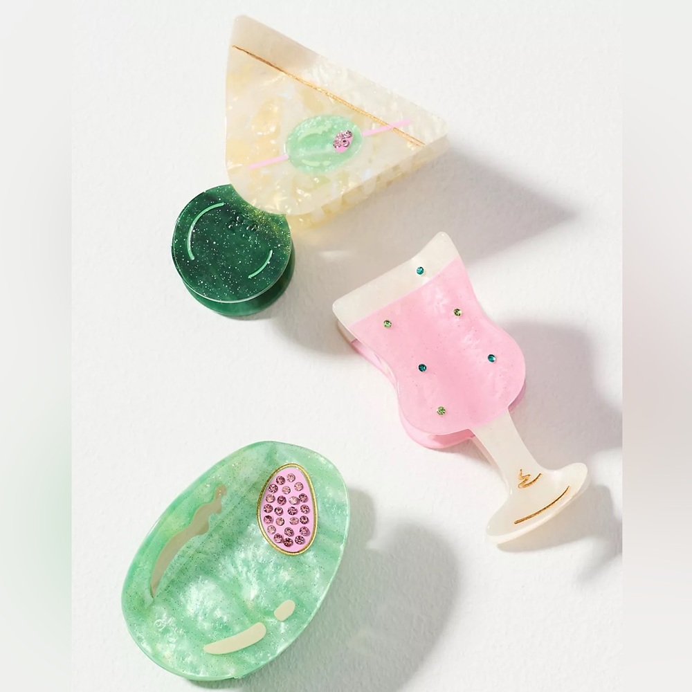 Anthropologie Martini Claw Clips